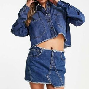 Threadbare - ASOS Denim Cropped Jacket US Size 6